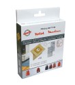 Lote de 6 bolsas originales MOULINEX para aspiradora MO153301 - COMPACTEO