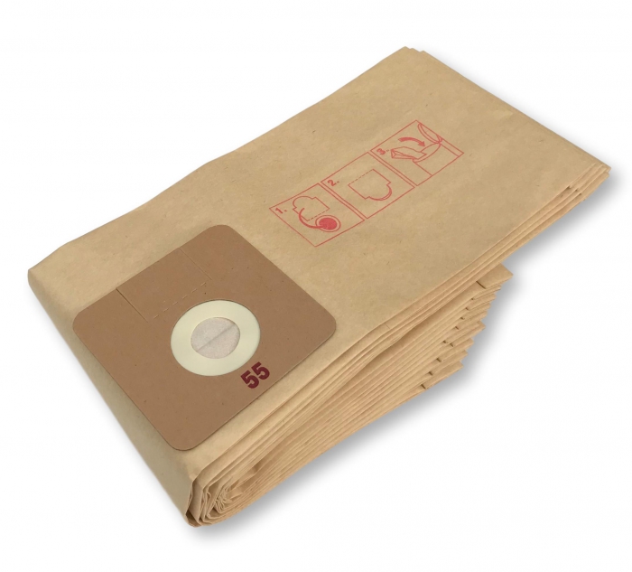 Lote de 10 bolsas de aspiradora SOTECO LEO