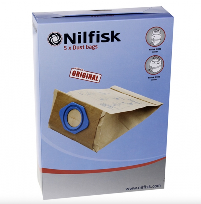 Lote de 4 bolsas originales NILFISK para aspiradora GS 84