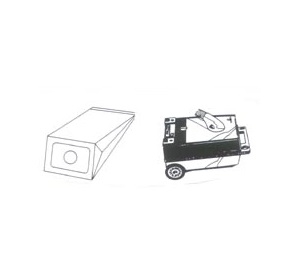 Lote de 10 bolsas de aspiradora CADILLAC ZA 03